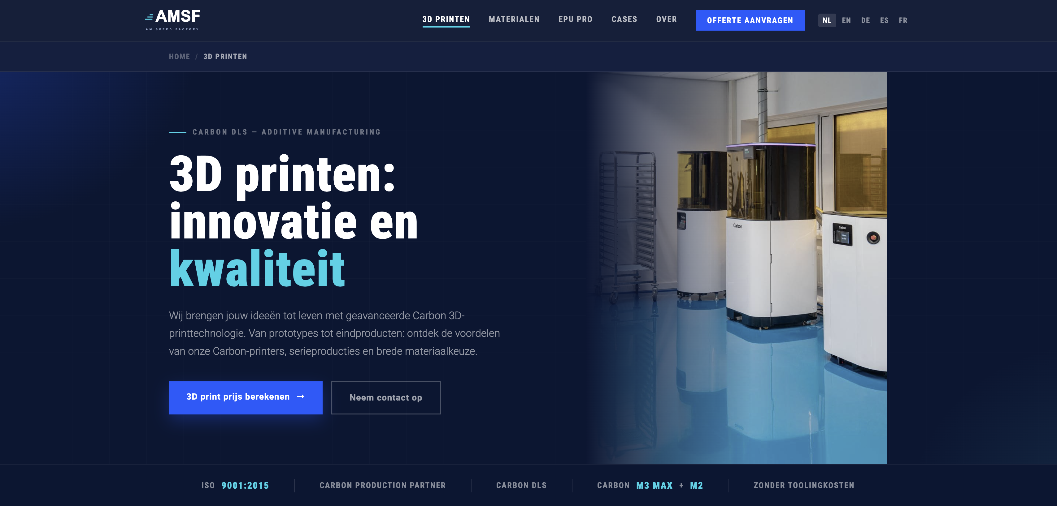 AM Speed Factory Website